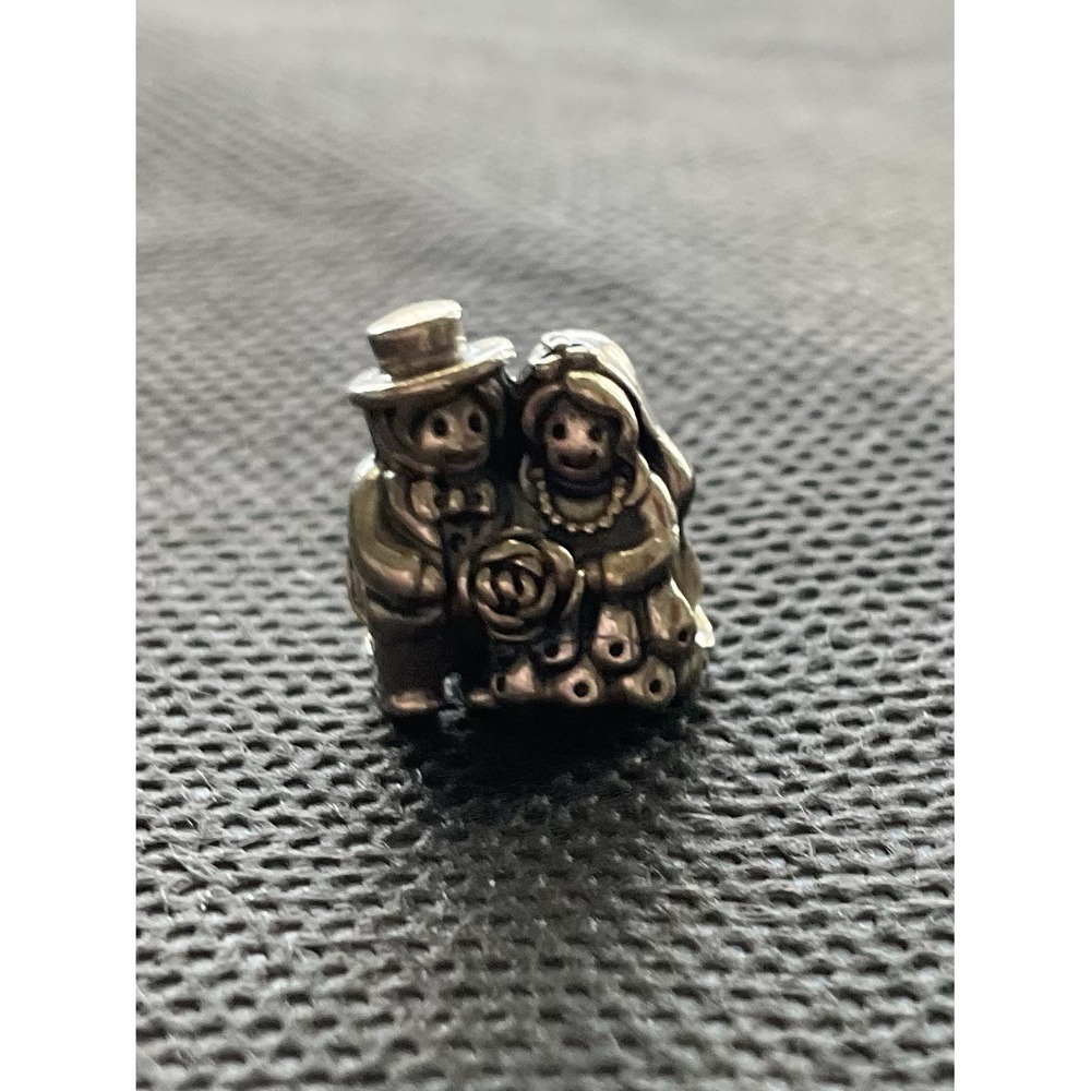 Pandora Sterling Silver Mr. & Mrs. Wedding Couple Charm ALE 925